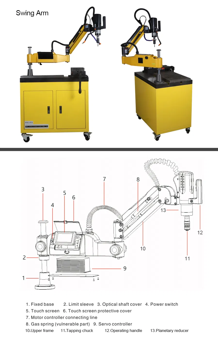 Serve Motor Repetitive Positioning Rapidly Fast Speed Automatic Tapping Machine
