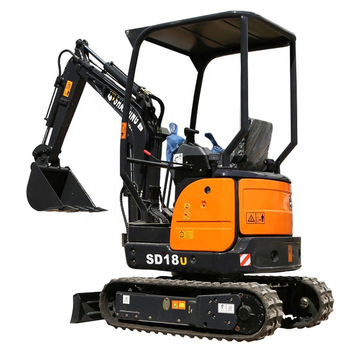 Shanding SD18u Hydraulic Crawler Excavator Total Width 1100mm