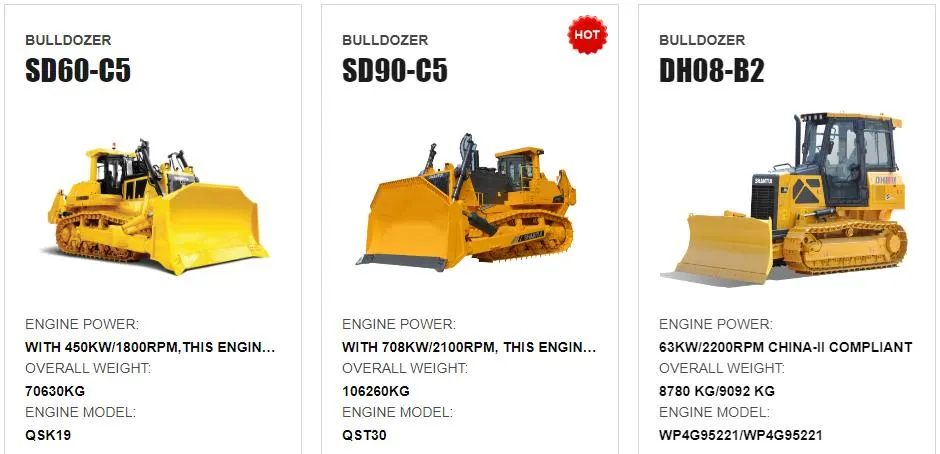 Shantui 230HP Mini Bulldozer for Sale SD23