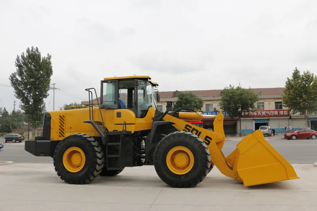 Shantui 5 Ton Capacity Large Wheel Loader L56 Construction/Engineering/Foresture/Agriculture