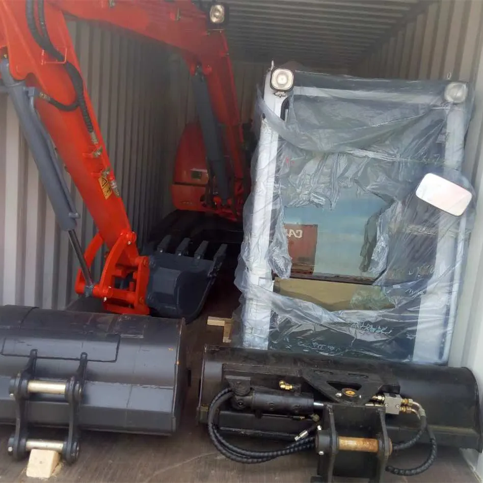 Small Crawler Excavator with Hydraulic Quick Hitch