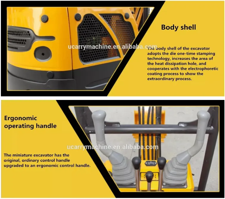 Small Mini Garden Farm Orchard Durable Excavator Price From Factory Supplier