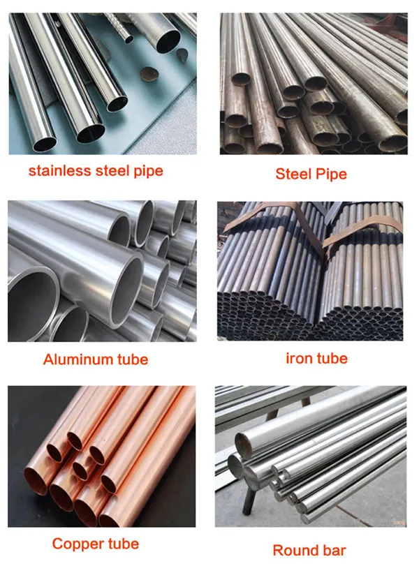 Stainless Steel and Aluminum Polishing and Buffing Machine for Round Pipe
