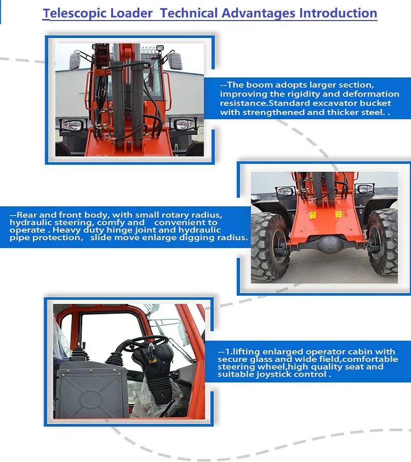 Strong Articulated 3.0 Ton Telescopic Handler (HQ930T) with Ce, SGS