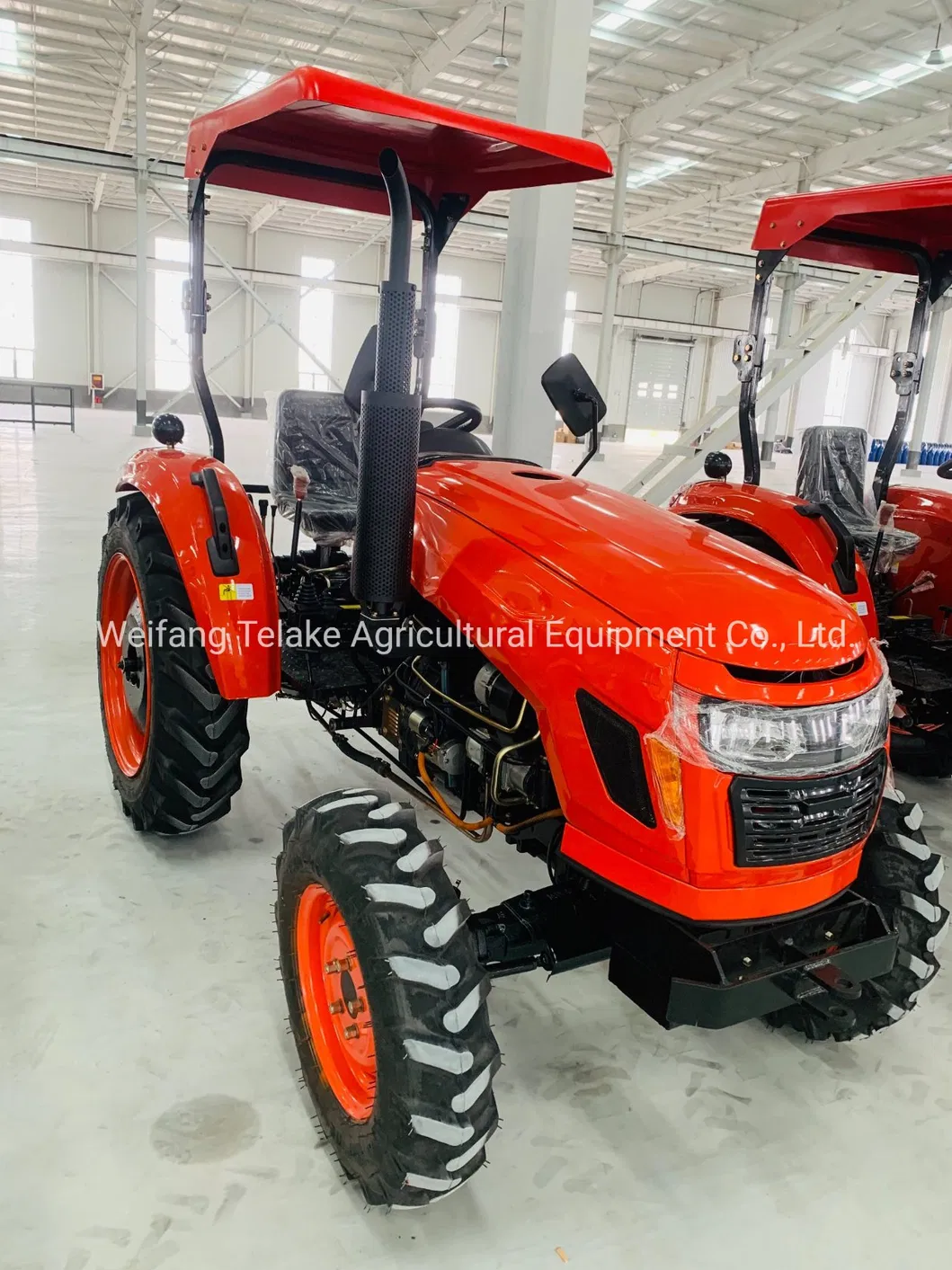 Telake Agricultural Machinery Mini Four Wheel Small Garden Tractor with Excavator Bucket