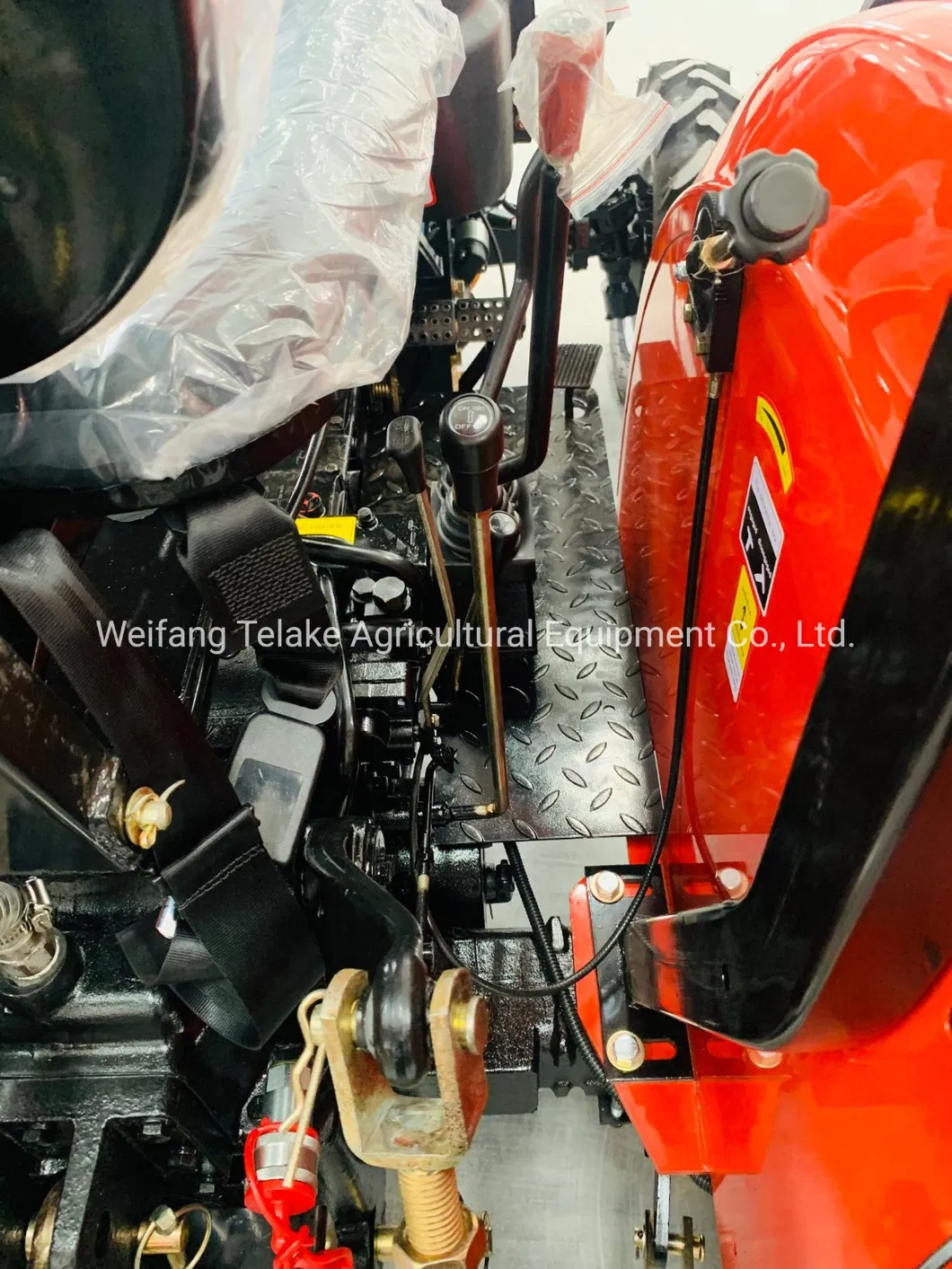 Telake Agricultural Machinery Mini Four Wheel Small Garden Tractor with Excavator Bucket