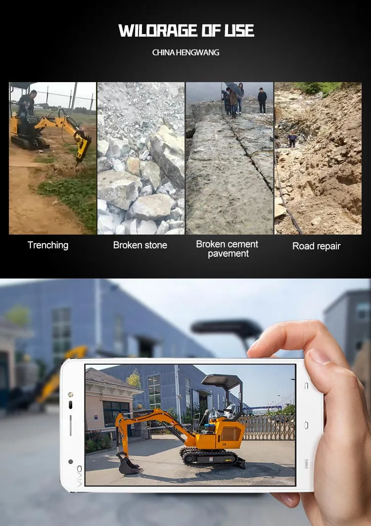 Thumb Excavator Mini Smallest Excavator with Parts