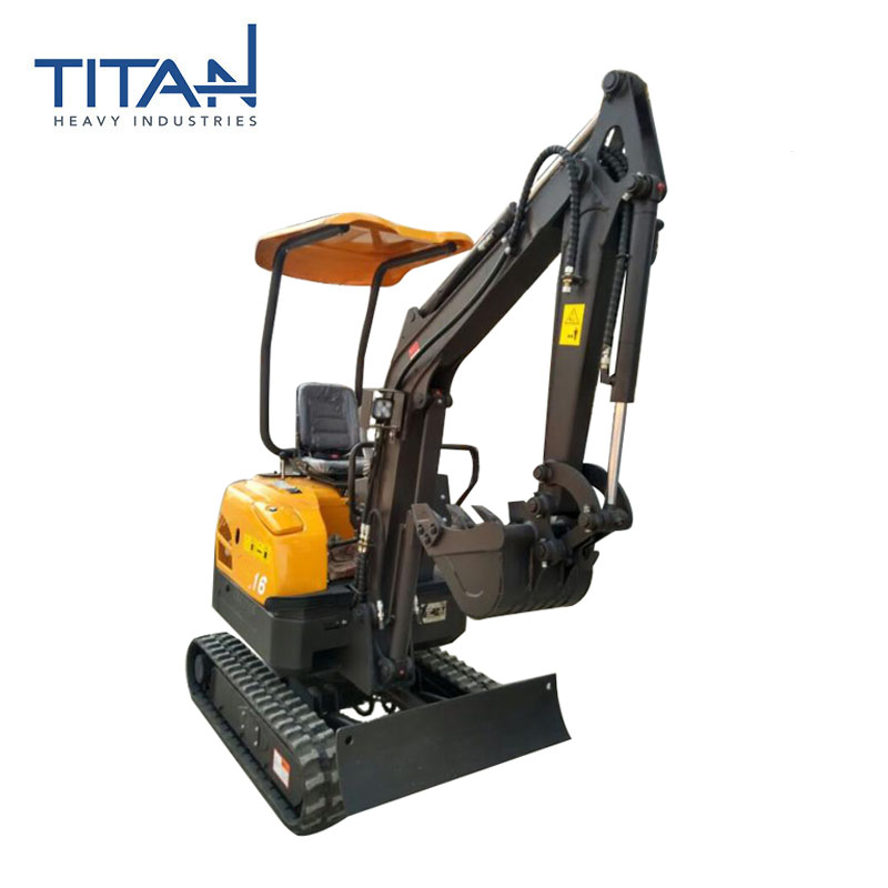 Titan Brand 1.6ton Tl16 Mini Excavator with Small Bucket