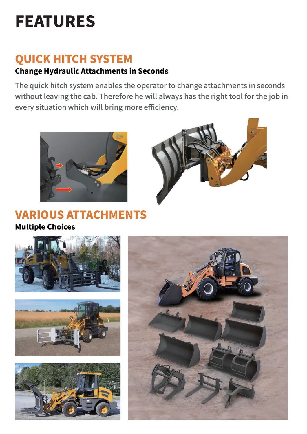 Used Mini Wheel Loader 1.2 Ton Cm912 R430 Factory Low Price for Sale