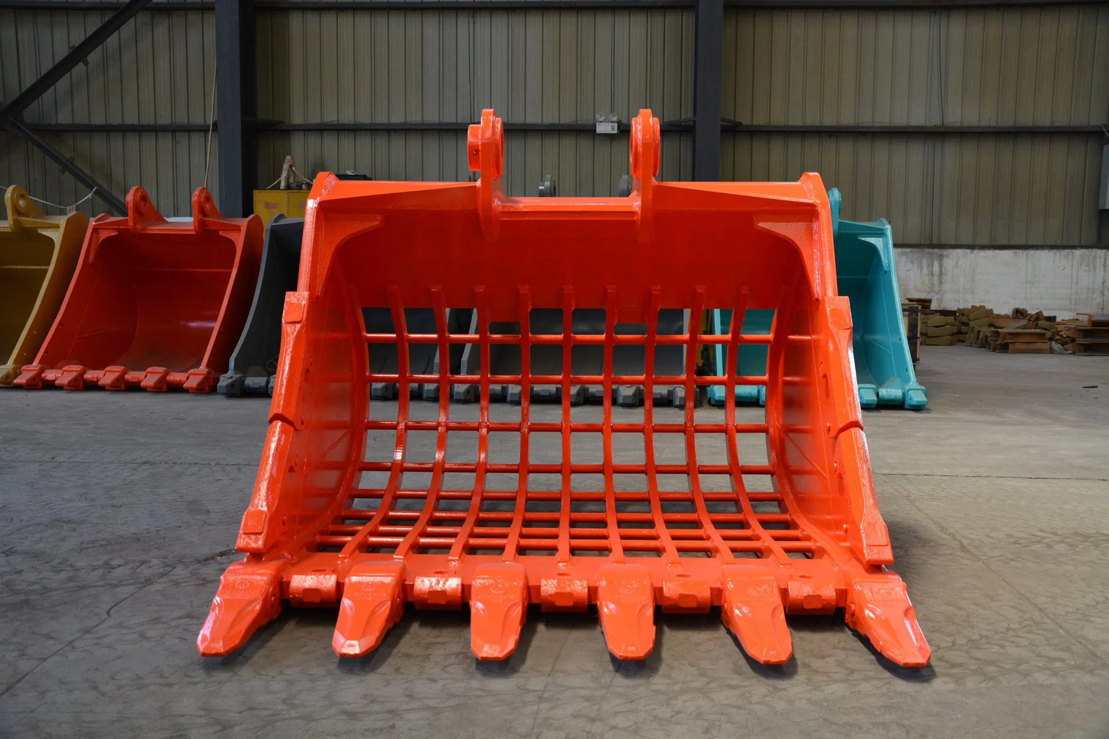 Wholesale Customized Low Price 500mm Capacity Mini Excavator Skeleton Bucket with Hole