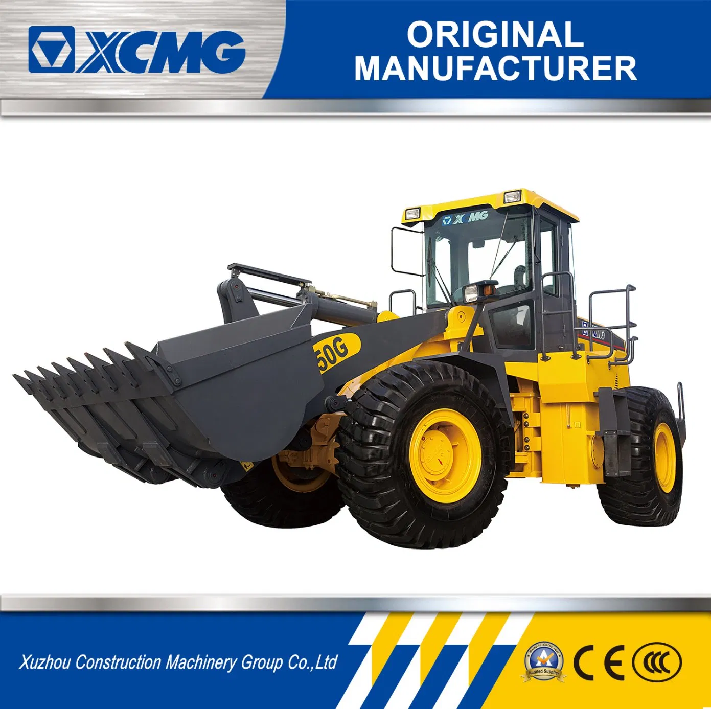 XCMG Official Manufacturer 5ton Zl50g Wheel Loader