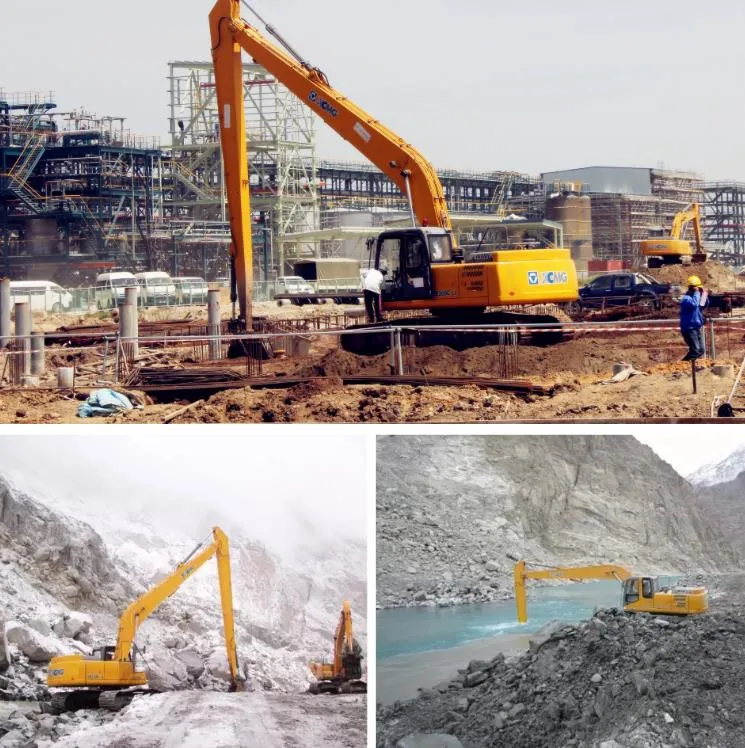 XCMG Xe215cll Long Reach Excavator 20 Ton Excavator Long Boom Arm with Ce Price